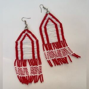 Indigenous Large Earrings from Brazilian tribe Pataxó